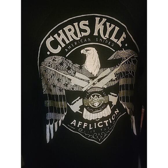 Affliction Reversible Hoodie Chris Kyle Triton Green/Black Small NWT CR6 Nice - Picture 1 of 10